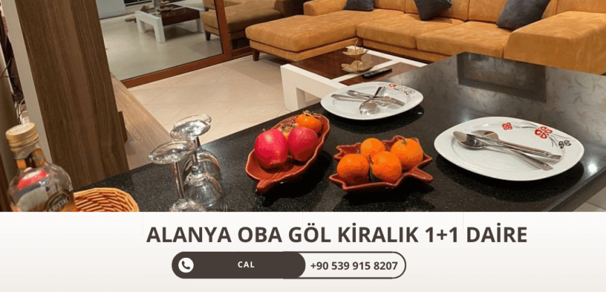 OBAGÖL ALANYA KİRALIK 1+1 LÜKS EŞYALI UZUN DÖNEM KİRALIK 1+1 DAİRE