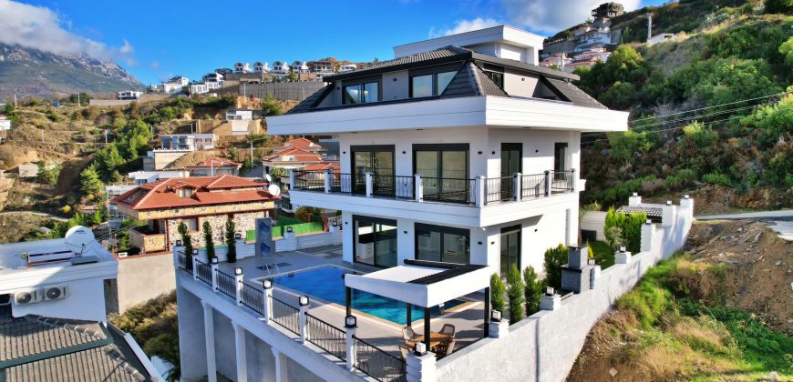 DALGILIÇ VİLLA KARGICAK ALANYA SATILIK ULTRA LÜKS MÜSTAKİL 4+1 300 M2 825.000 €