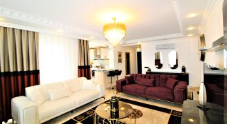 MONTAİN RESİDENCE CİKCİLLİ ALANYA  SATILIK LÜKS GÜNEY CEPHE 2+1 EŞYALI DAİRE