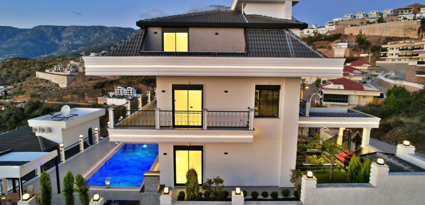 DALGILIÇ VİLLA KARGICAK ALANYA SATILIK ULTRA LÜKS MÜSTAKİL 4+1 300 M2 825.000 €