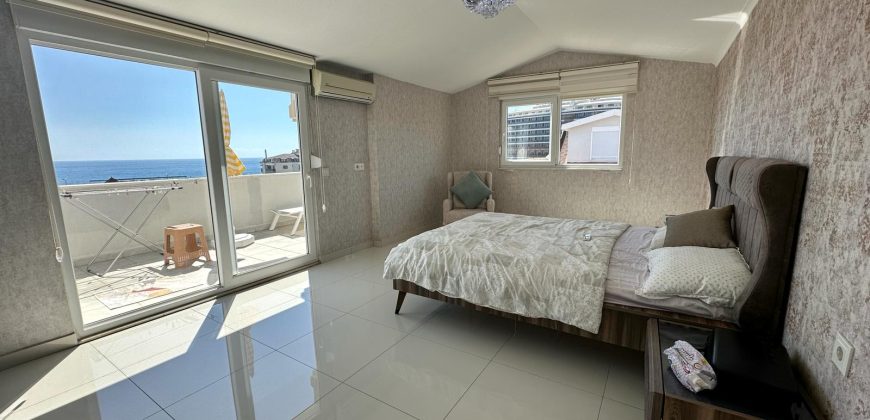 KESTEL RESİDENCE ALANYA SATILIK GÜNEY CEPHE 4+1 EŞYALI DUBLEX DAİRE SİTE İÇİNDE  KESTEL RESIDENCE ALANYA SOUTH FACADE 4+1 FURNISHED DUPLEX FLAT FOR SALE IN A SITE