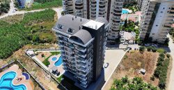 Антарес Хилл | Antares Hill, Махмутлар, 1+1, 5 этаж, всего 10 этажей, вид на инфраструктуру, 60 кв.м., меблированный, развитая инфраструктура, 500€