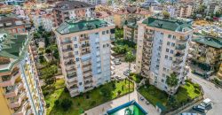 ALAİYE RESİDENCE ALANYA GÜLLER PINAR MAHALLESİ SATILIK 1+1 8.KAT LÜKS EŞYALI DAİRE