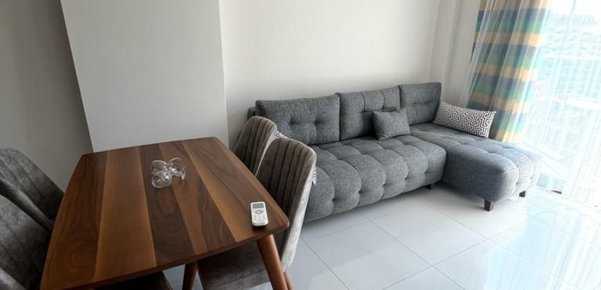 SERENITY RESIDENCE, Махмутлар, 1+1, 10 этаж, 55 кв.м., меблированный, вид на горы, 550€