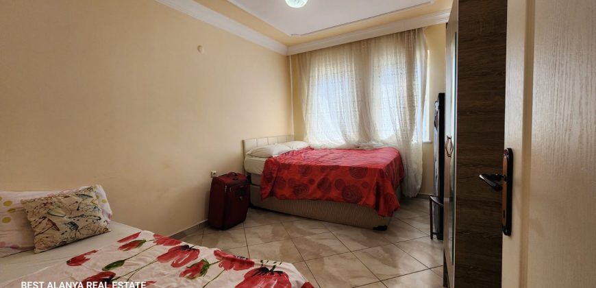 SHAMROCK APT MAHMUTLAR ALANYA SATILIK 2+1 110 M2 GÜNEY CEPHE 4. KAT EŞYALI DAİRE