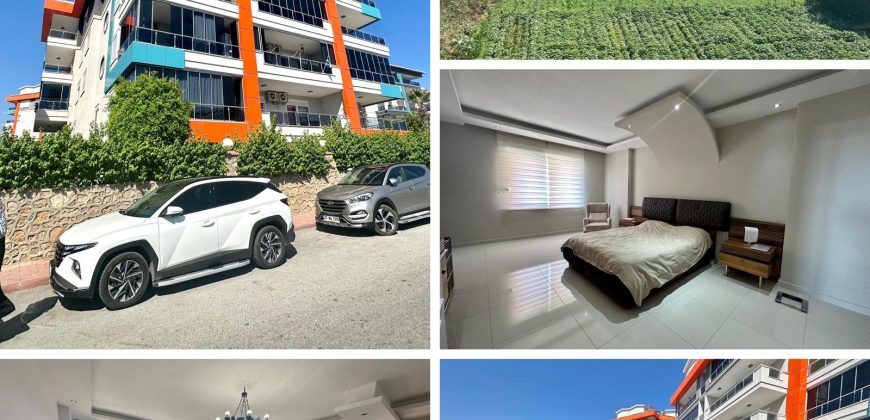 KESTEL RESİDENCE ALANYA SATILIK GÜNEY CEPHE 4+1 EŞYALI DUBLEX DAİRE SİTE İÇİNDE  KESTEL RESIDENCE ALANYA SOUTH FACADE 4+1 FURNISHED DUPLEX FLAT FOR SALE IN A SITE