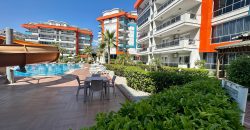 KESTEL RESİDENCE ALANYA SATILIK GÜNEY CEPHE 4+1 EŞYALI DUBLEX DAİRE SİTE İÇİNDE  KESTEL RESIDENCE ALANYA SOUTH FACADE 4+1 FURNISHED DUPLEX FLAT FOR SALE IN A SITE