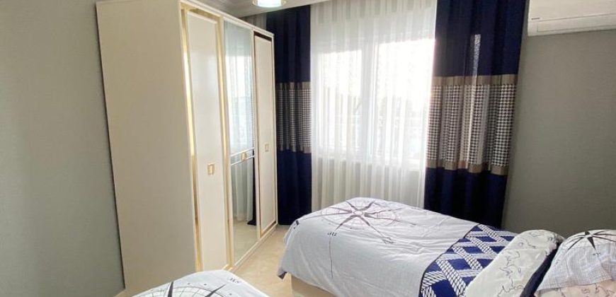 TOSMUR ALANYA SATILIK LÜKS REZİDANS DAİRE BİNA 8 KATLI DAİRE 6. KAT GÜNEY CEPHE LÜKS EŞYALI 2 YATAK ODALI 135 M2