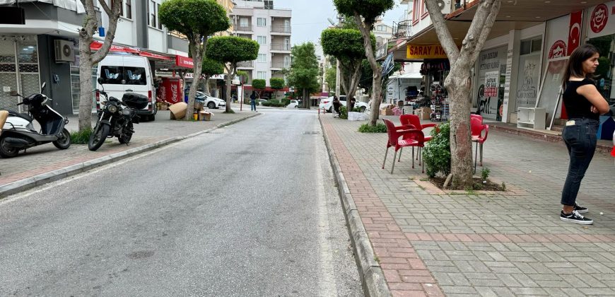 ALANYA CUMA PAZARI’DA DEVREN KİRALIK 60 M2 BUTİK DÜKKAN 1.200.000 TL AYLIK KİRA BEDELİ 15.000 TL