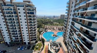 Азура Парк – Azura Park, Махмутлар, 2+1, 9 этаж, 110 кв.м., меблированный, вид на море, 800€