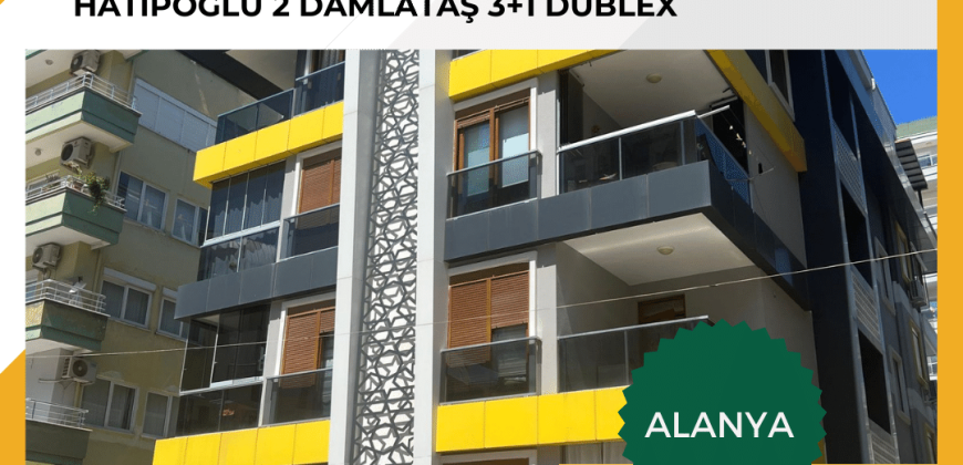 HATİPOĞLU 2 ALANYA DAMLATAŞ SATILIK 3+1 EŞYALI DAİRE VATANDAŞLIK İÇİN UYGUN