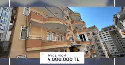 5004 ARİFOĞLU APT CİKCİLLİ ALANYA SATILIK 5 KATLI BİNANIN 5. KATI 3+1 BOŞ DAİRE