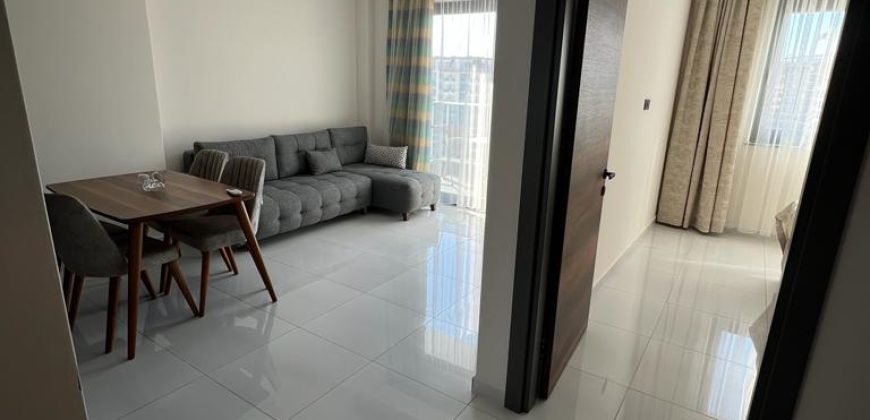 SERENITY RESIDENCE, Махмутлар, 1+1, 10 этаж, 55 кв.м., меблированный, вид на горы, 550€