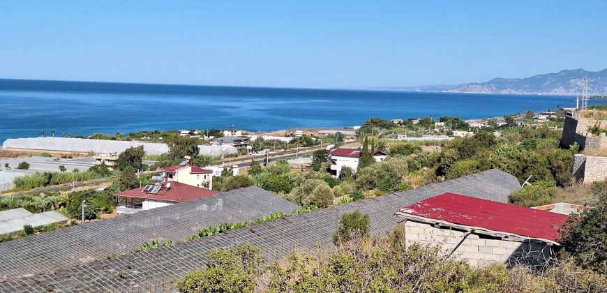 ALANYA YEŞİL ÖZ SATILIK İMARLI 455 M2 ARSA DENİZ VE DOĞA MANZARALI — ALANYA YEŞİL ÖZ FOR SALE ZONED 455 M2 LAND WITH SEA AND NATURE VIEWS