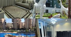 SERENITY RESIDENCE, Махмутлар, 1+1, 11 этаж, 55 кв.м., меблированный, вид на горы, 550€