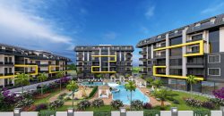  ZEYTİN KENT EVLERİ OBA SATILIK 1+1 PROJE DAİRE 105.000 €