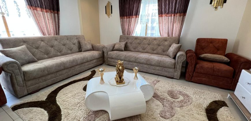 MAHMUTLAR SATILIK 2+1 EŞYALI DAİRE ALANYA  ÇALIŞ APARTMANI