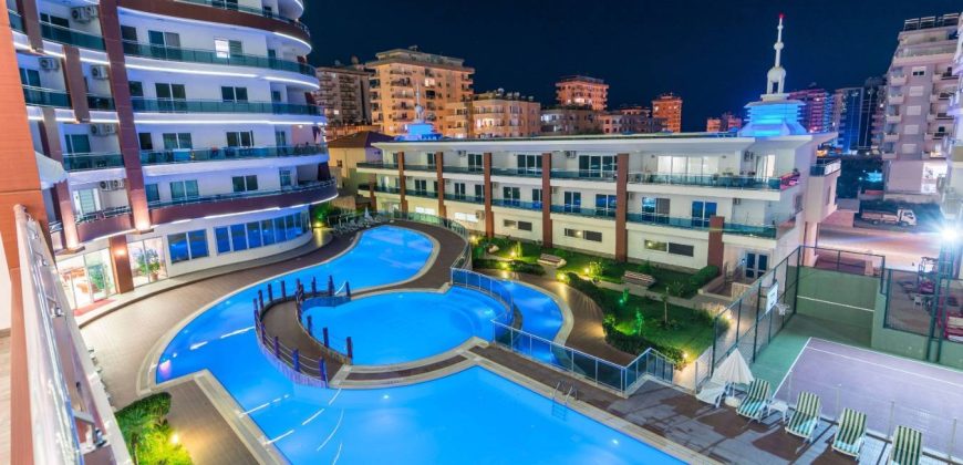 MAHMUTLAR  SATILIK 1+1 EŞYALI RESİDENCE ALANYA LUMOS REZİDANS