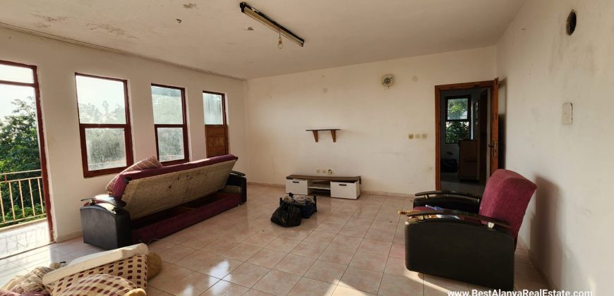 TAŞLICA KESTEL ALANYA KİRALIK 1+1 BOŞ DAİRE AYLIK 8.000 TL UZUN DÖNEM KİRALIK ŞEHİR MANZARALI