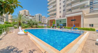 MAHMUTLAR SATILIK 1+1 EŞYALI RESİDENCE ALANYA Prestije Blue Sitesi