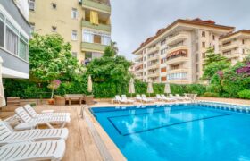 ALANYA saray satılık 1+1 eşyalı daire alanya Alangün Apartmanı