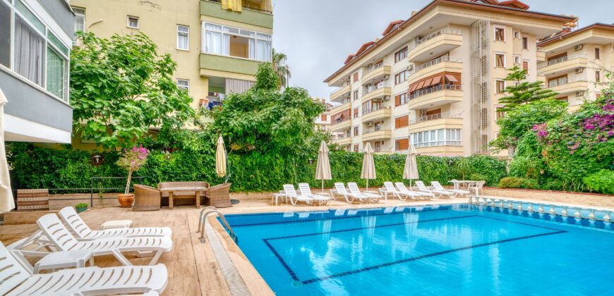 ALANYA saray satılık 1+1 eşyalı daire alanya Alangün Apartmanı