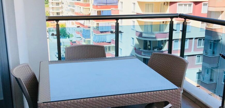 ALANYA MAHMUTLAR 1+1 EŞYALI SATILIK DAİRE ÜÇGEN PARK MEVKİ