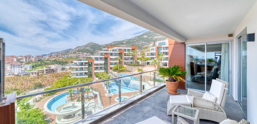 cikcilli satılık 3+1 eşyalı residence alanya Aramis Terrace 2