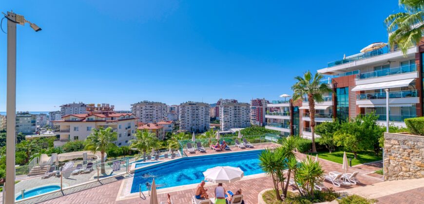 Alanya cikcilli satılık 2+1 eşyalı residence alanya Aramis Terrace 2