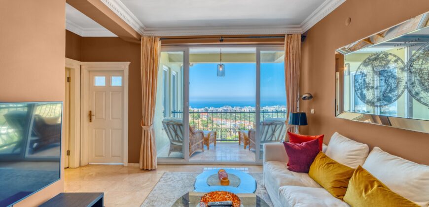 KARGICAK SATILIK 3+1 EŞYALI VİLLA ALANYA Gold City Villa