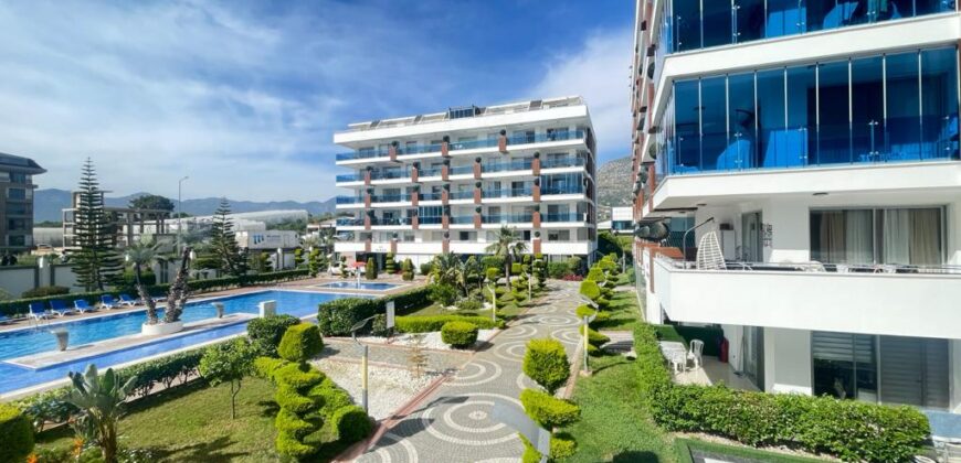 ALANYA KESTEL SATILIK 3+1 EŞYALI RESİDENCE  ALANYA Rising Blue Sitesi