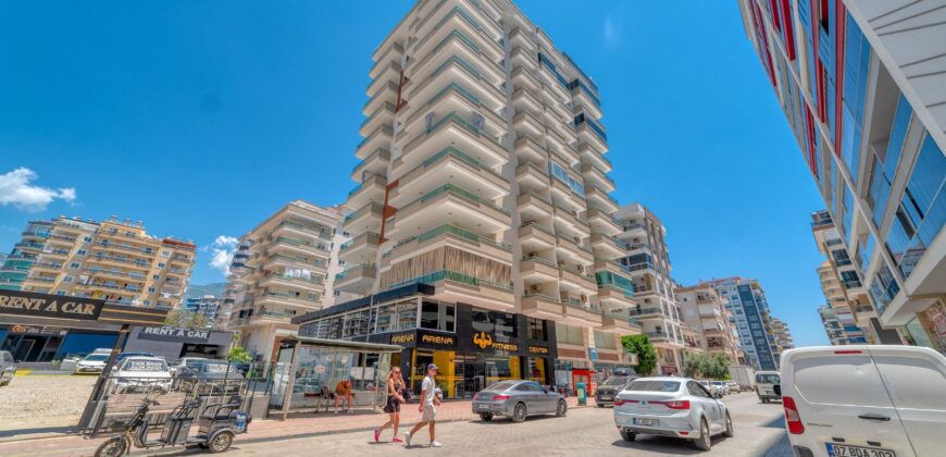 MAHMUTLAR SATILIK 1+1 EŞYALI RESİDENCE ALANYA Prestije Blue Sitesi