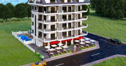 ÇIPLAKLI SATILIK 1+1 BOŞ RESİDENCE ALANYA  LUNA LOFT 2