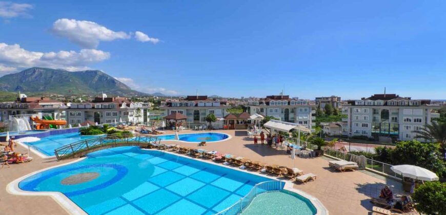 Alanya cikcilli satılık 2+1 eşyalı residence alanya Olive City Residence