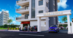 ÇIPLAKLI SATILIK 1+1 BOŞ RESİDENCE ALANYA  LUNA LOFT 2