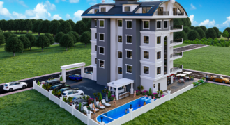 ÇIPLAKLI SATILIK 1+1 BOŞ RESİDENCE ALANYA  LUNA LOFT 2