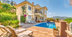 KARGICAK SATILIK 3+1 EŞYALI VİLLA ALANYA Gold City Villa