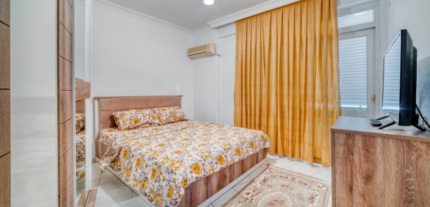 ALANYA saray satılık 1+1 eşyalı daire alanya Alangün Apartmanı