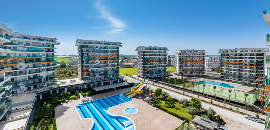 AVSALLAR SATILIK 1+0 EŞYALI RESİDENCE ALANYA  OLİVE GARDEN