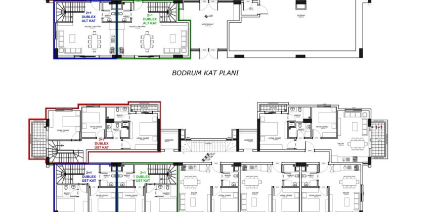 OBA SATILIK 1+1 EŞYALI DAİRE ALANYA  OBA FLORA GARDEN