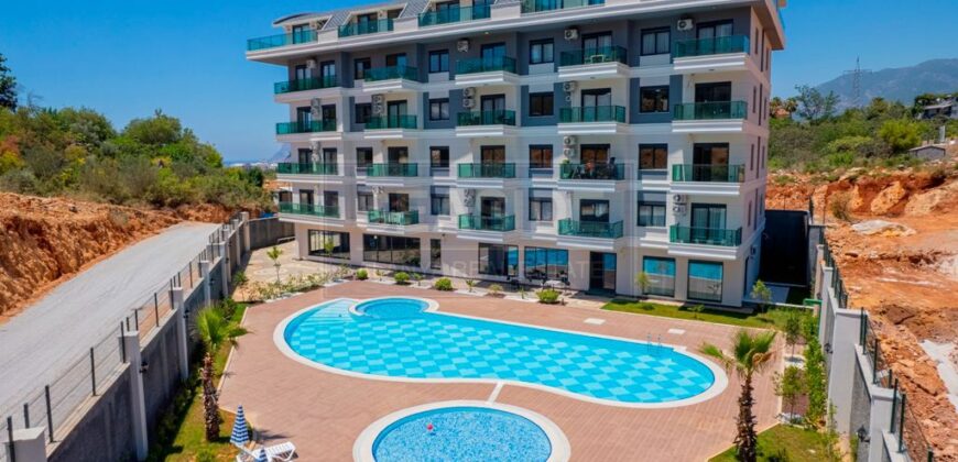 ALANYA OBA EŞYALI 1+1 DAİRE SATILIK SEE PREAL GARDEN SİTESİ