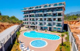 ALANYA OBA EŞYALI 1+1 DAİRE SATILIK SEE PREAL GARDEN SİTESİ