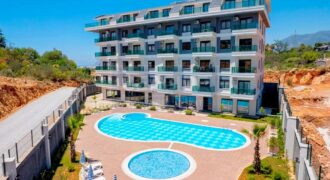 ALANYA OBA EŞYALI 1+1 DAİRE SATILIK SEE PREAL GARDEN SİTESİ