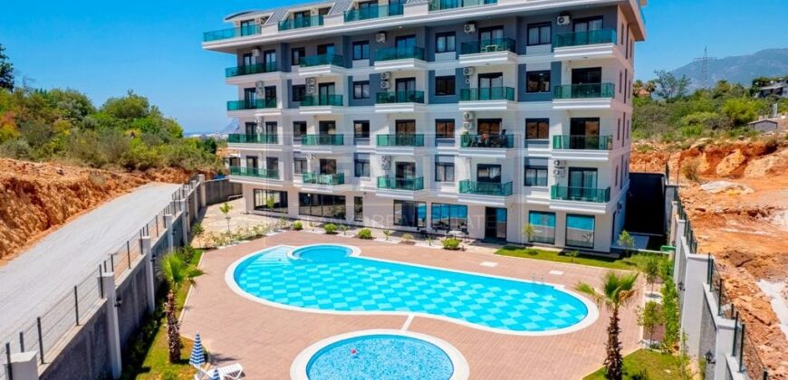 ALANYA OBA EŞYALI 1+1 DAİRE SATILIK SEE PREAL GARDEN SİTESİ