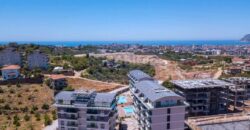 ALANYA OBA EŞYALI 1+1 DAİRE SATILIK SEE PREAL GARDEN SİTESİ