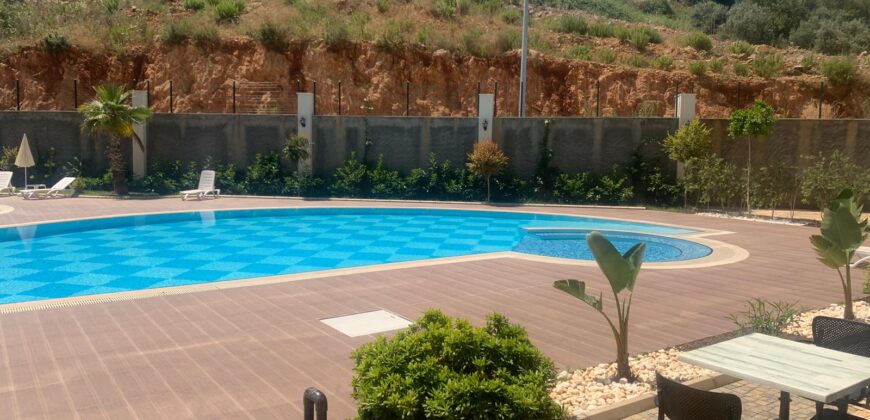 ALANYA OBA EŞYALI 1+1 DAİRE SATILIK SEE PREAL GARDEN SİTESİ