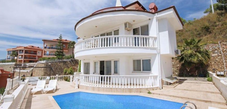 KARGICAK SATILIK VİLLA 4+1 EŞYALI ALANYA   Müstakil Villa