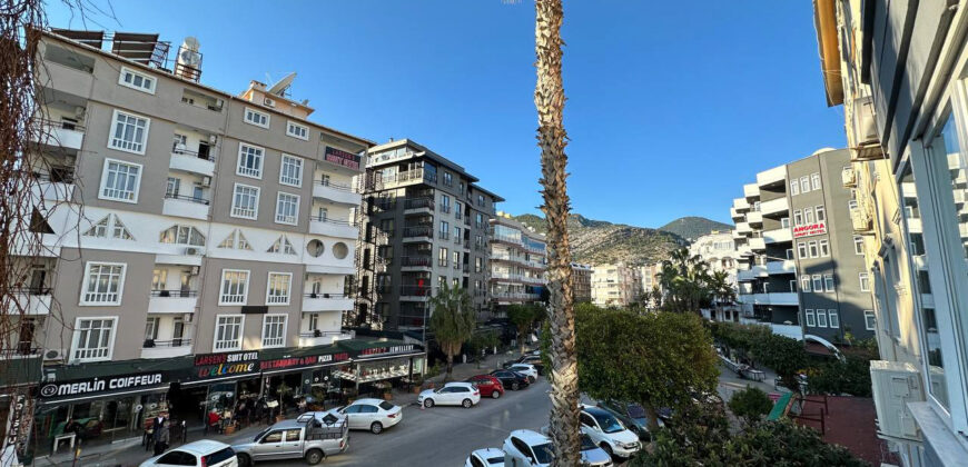 ALANYA MERKEZ SATILIK 2+1 EŞYALI DAİRE SARAY APARTMANI KLEOPATRA