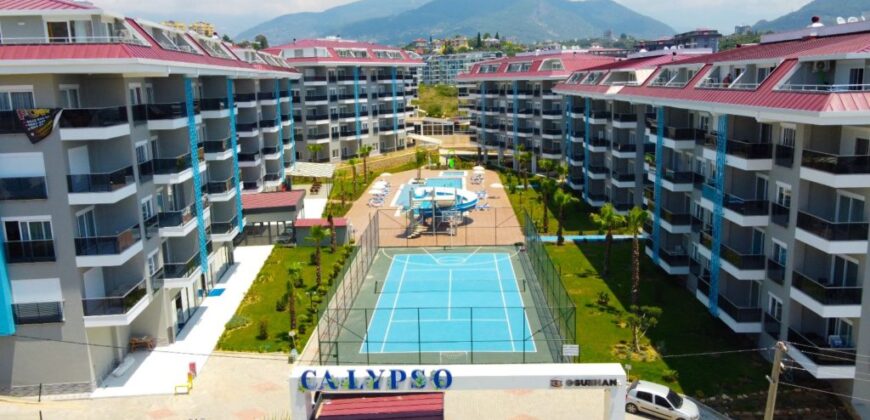 KESTEL CALYPSO RESIDENCE 1+1 FULL EŞYALI ALANYA