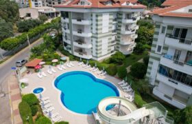 ALANYA OBA SATILIK 1+1 EŞYALI RESIDENCE ALANYA  Paradise Garden